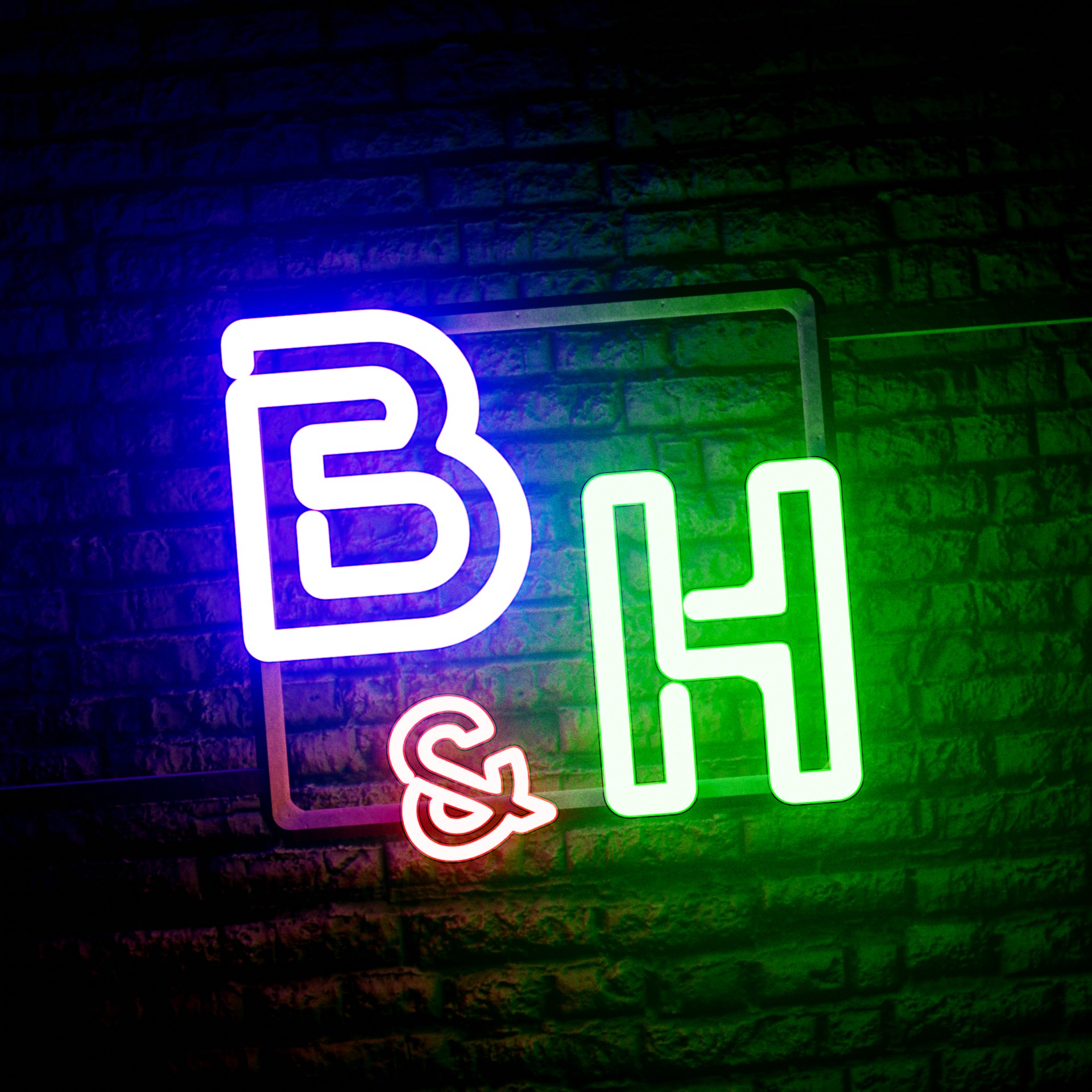 BRO&HUNTERS логотип (движок рендера - Eevee)